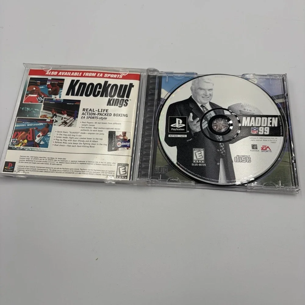 Sony‎ Playstation 1 PS1 Madden NFL 99 CIB Cleaned & Tested